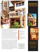 Northern Indiana Lakes Magazine - Spring 2011. Wyatt House Plan in Wright, Prairie Style