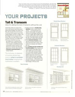 Tall and Transom window article