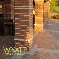 Windermere stamp-crete patio brick, walk out basement, brickwork