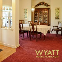 dining room ideas, formal dining room, china cabinet alcove, vaulted ceiling